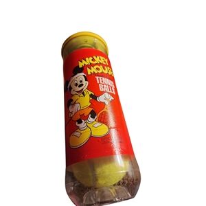 Wilson Vintage Mickey Mouse Tennis Balls New In Package